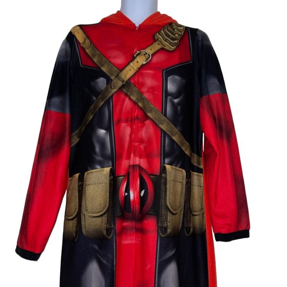 Briefly Stated Marvel Spiderman Unionsuit Pajamas Mens M Unionsuit PJs Costume - Picture 2 of 10